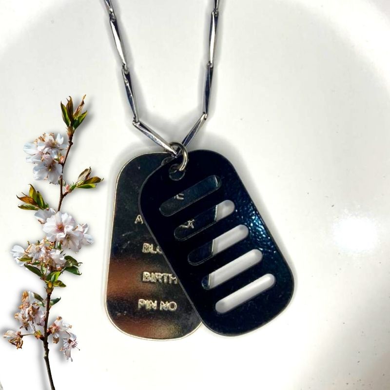 Unique Design Black & Silver Pendant in Stainless Steel