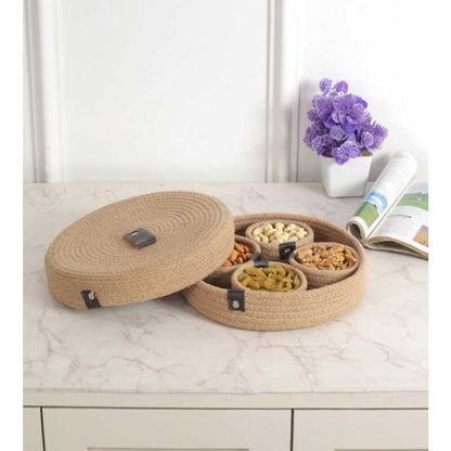 Elegant Dry Fruit Organizer Tray – Ideal for Home & Office