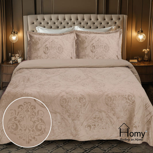 FOGGMART Valencia Double Bed Set - Premium Warm Supersoft Bedsheet