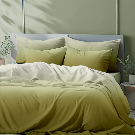 Luxury King Size Bedsheet with Pillow Covers - Cotton Fabric