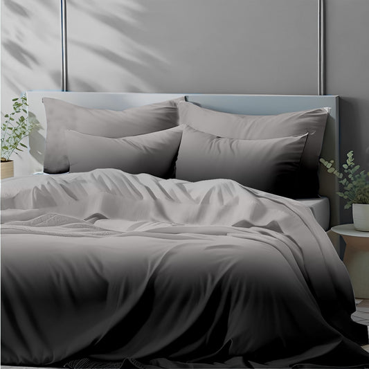 King Size Plain Texture Bedsheet - 100% Cotton Luxury