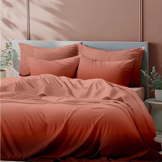 Ombre Style King Size Bedsheet - Pure Cotton & Comfortable